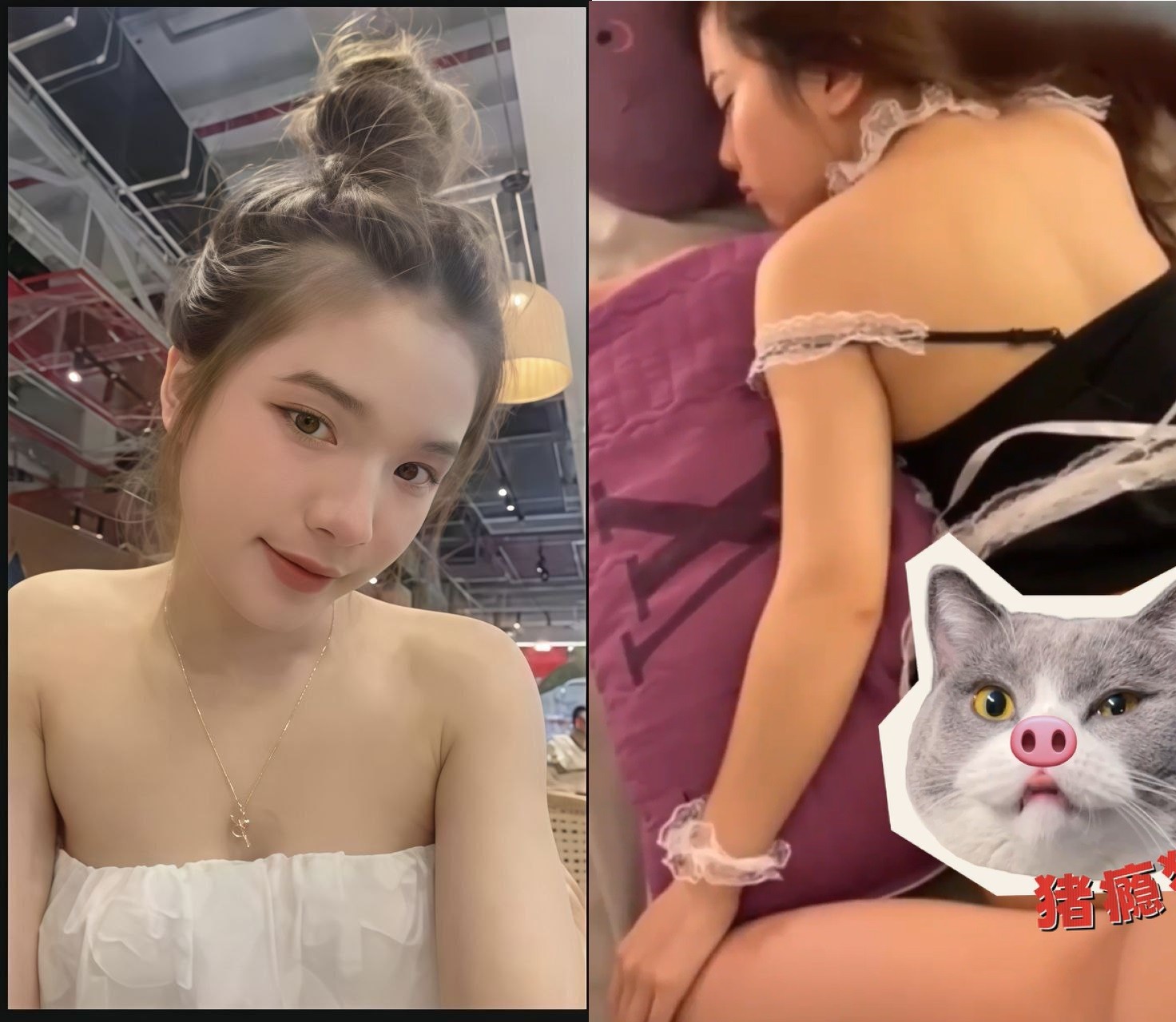 Hầu gái đáng yêu để lộ clip gần gũi kèm tiếng thở dài